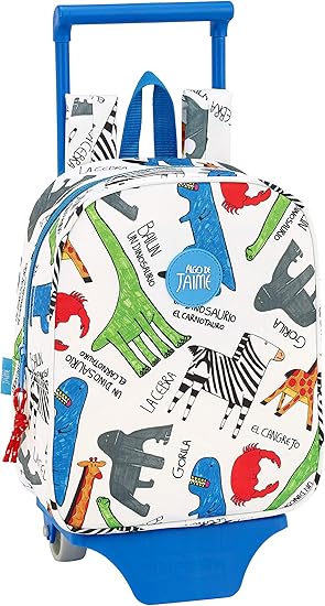 Algo de Jaime Mochila guardería ruedas, carro, trolley: Amazon.es