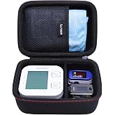 LTGEM Case Compatible with iHealth Track Smart Upper Arm Blood Pressure Monitor, Black