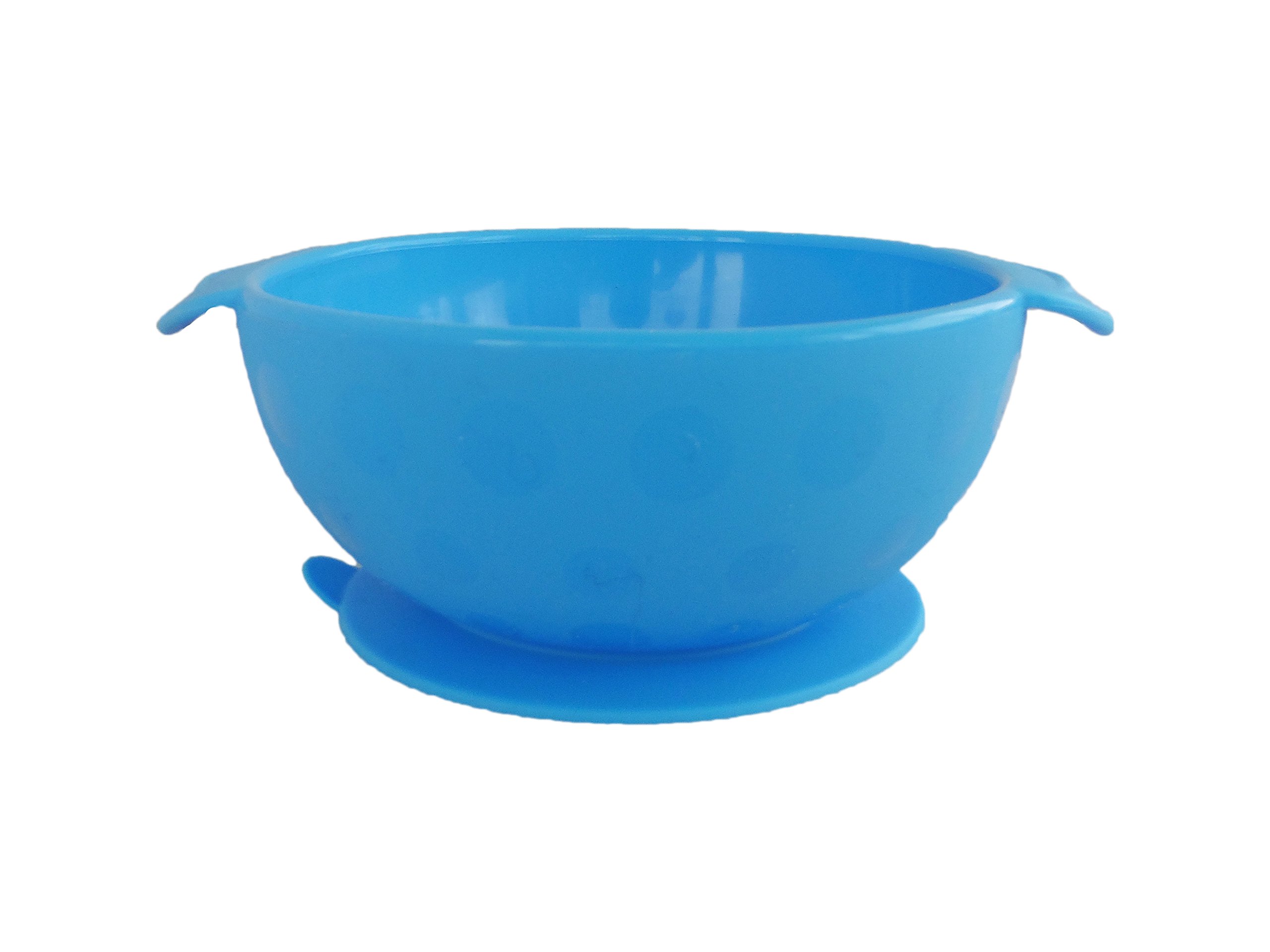 Nuby id5488blue – Silicone Bowl with Base Non-Stick