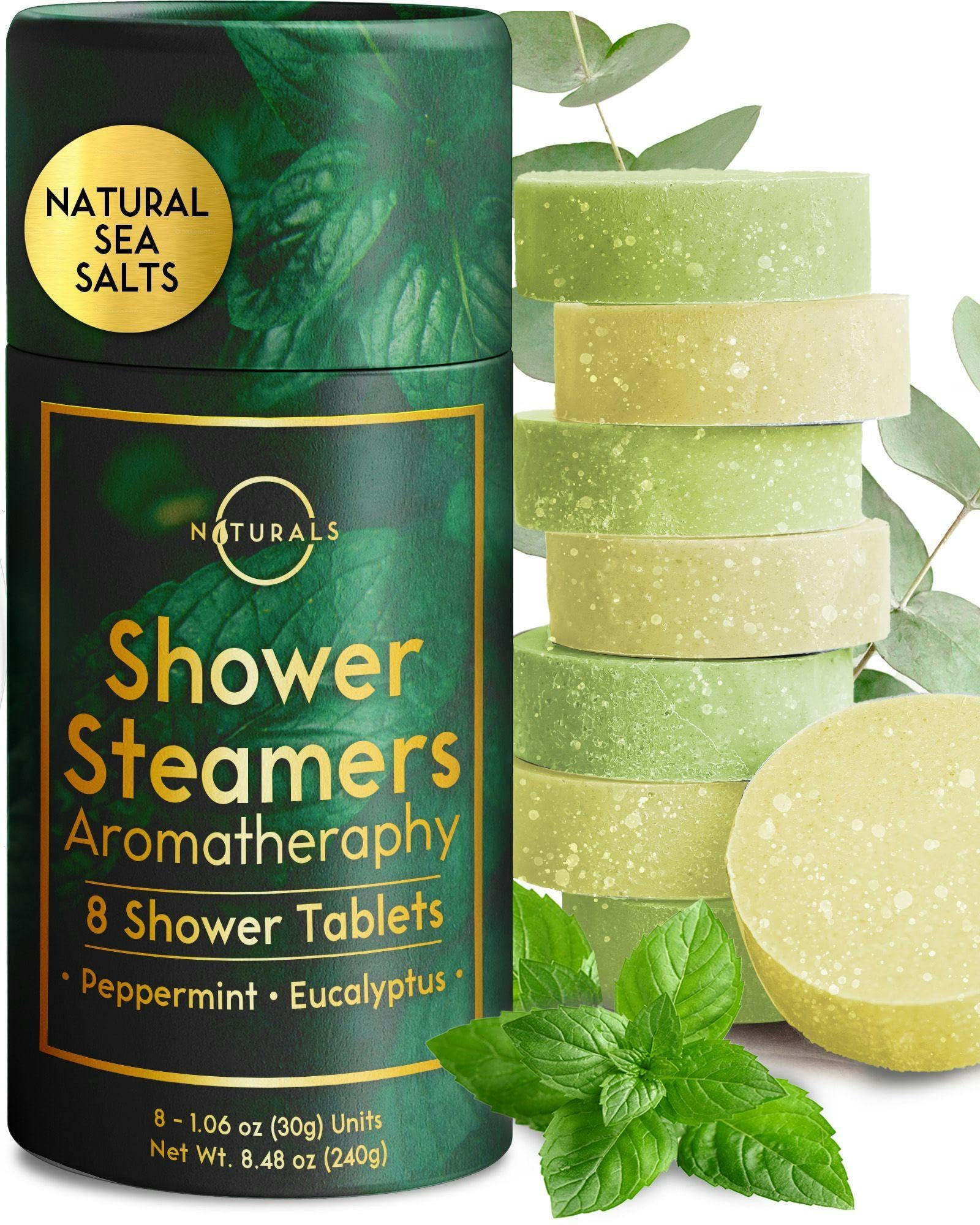 Photo 1 of Shower Steamers Aromatherapy - Birthday Gifts for Women - Shower Bombs Aromatherapy, Spa Day Essentials, Relaxation Spa Gifts - Self Care Unique Gifts for Women and Men (Peppermint & Menthol 8 Count)