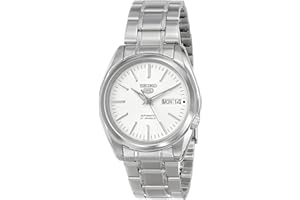 SEIKO Automatic Watch for Men 5-7S Collection - with Day/Date Calendar, Luminous Hands, Stainless Steel Case & Bracelet