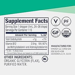 Vimergy Liquid B12 – Fast-Absorbing Brain Support