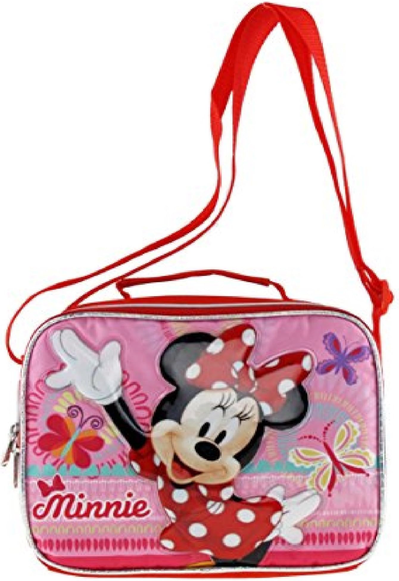 Disney Minnie Mouse Insulated 9.5" Lunch Bag with Shoulder Strap