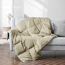 puredown® Soft Feather Down Throw Blanket