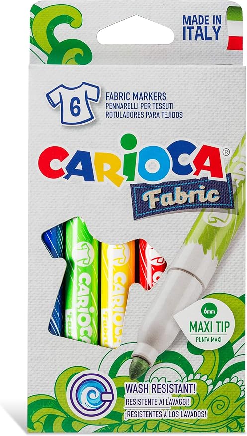 Carioca - Caja de 6 rotuladores (A81120006): Amazon.es: Juguetes y juegos
