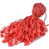 MGTECH 7 Inch 1000pcs Hang Tag Strings, Retail Price Hang Tag String Fasteners, Red