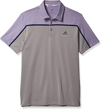 adidas men's ultimate365 colorblock golf polo