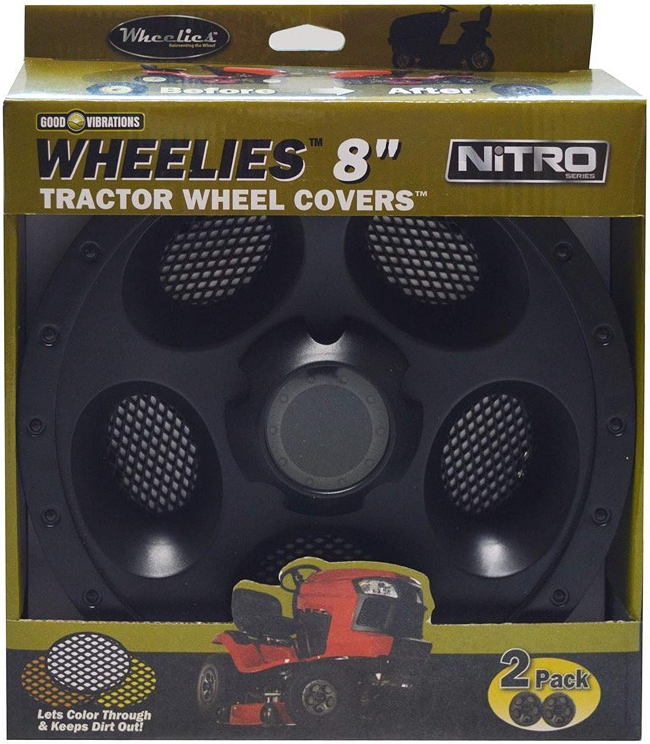Good Vibrations Wheelies Nitro Series Riding Lawn Mower Tractor