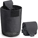 WYNEX Molle Tactical Dump Pouch, Tactical Mag Recovery Dump Pouch with Cord-Adjustable Collar Foldable Roll Up Utility Pouch Drawstring Mesh Bottom Dump Bag for Dynamic Shooting Hunting