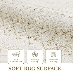 Area Rug Living Room Rugs 8x10 - Large Soft Boho