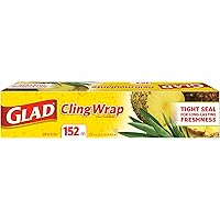 Glad ClingWrap Plastic Wrap, 152 Metre Roll, Made in Canada of Global Components