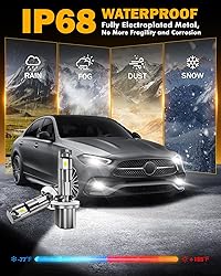Auxbeam 880 Fog Lights 6500K White, 12000LM