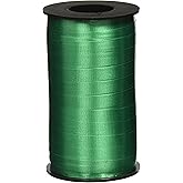 Berwick 3/8-Inch Wide by 250 Yard Spool Super Curl Crimped Splendorette Curling Ribbon, Emerald