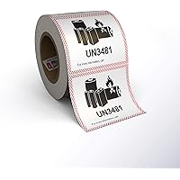 Amazon.com : Lithium-Ion Battery Caution Labels, 3.25” x 4.25 ...