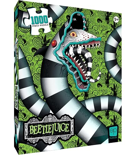 Puzzle 1000 Pezzi USAopoly - Beetlejuice: Handbook For The Recently Deceased - Multicolore, PZ010-740-HT2100-06