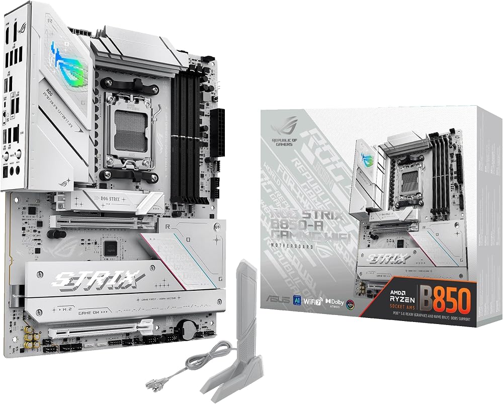 ASUS ROG Strix B850-A Gaming WiFi AMD ATX Motherboard 14+2+2 Power 5.0
