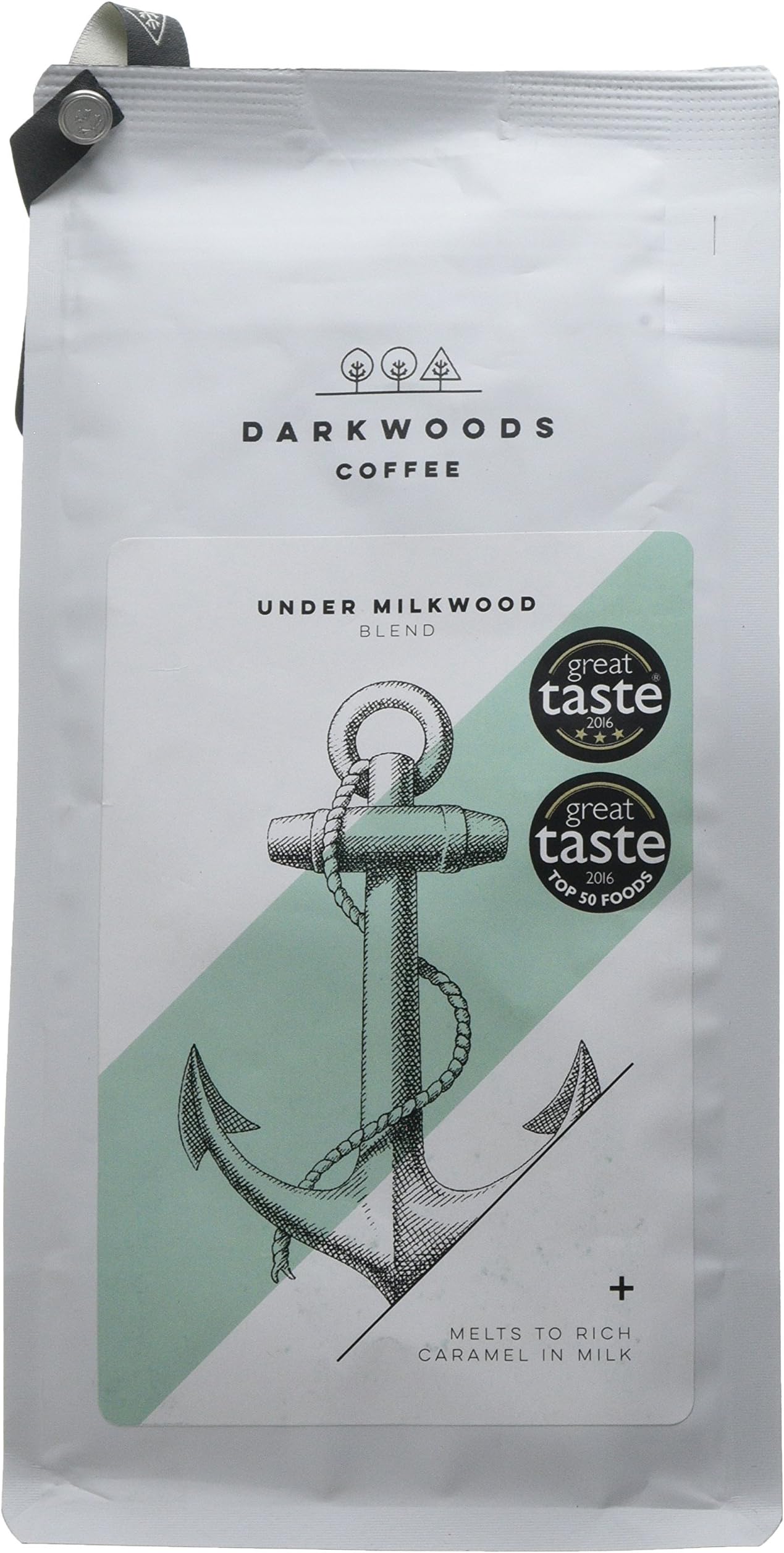 Dark Woods Under Milk Wood Coffee Beans, 250 g