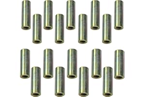 20Pcs Yootones Bass Guitar Truss Rod Nut Buckle Connect Connector 8mm 9mm for Electric Guitar Bass Replacement