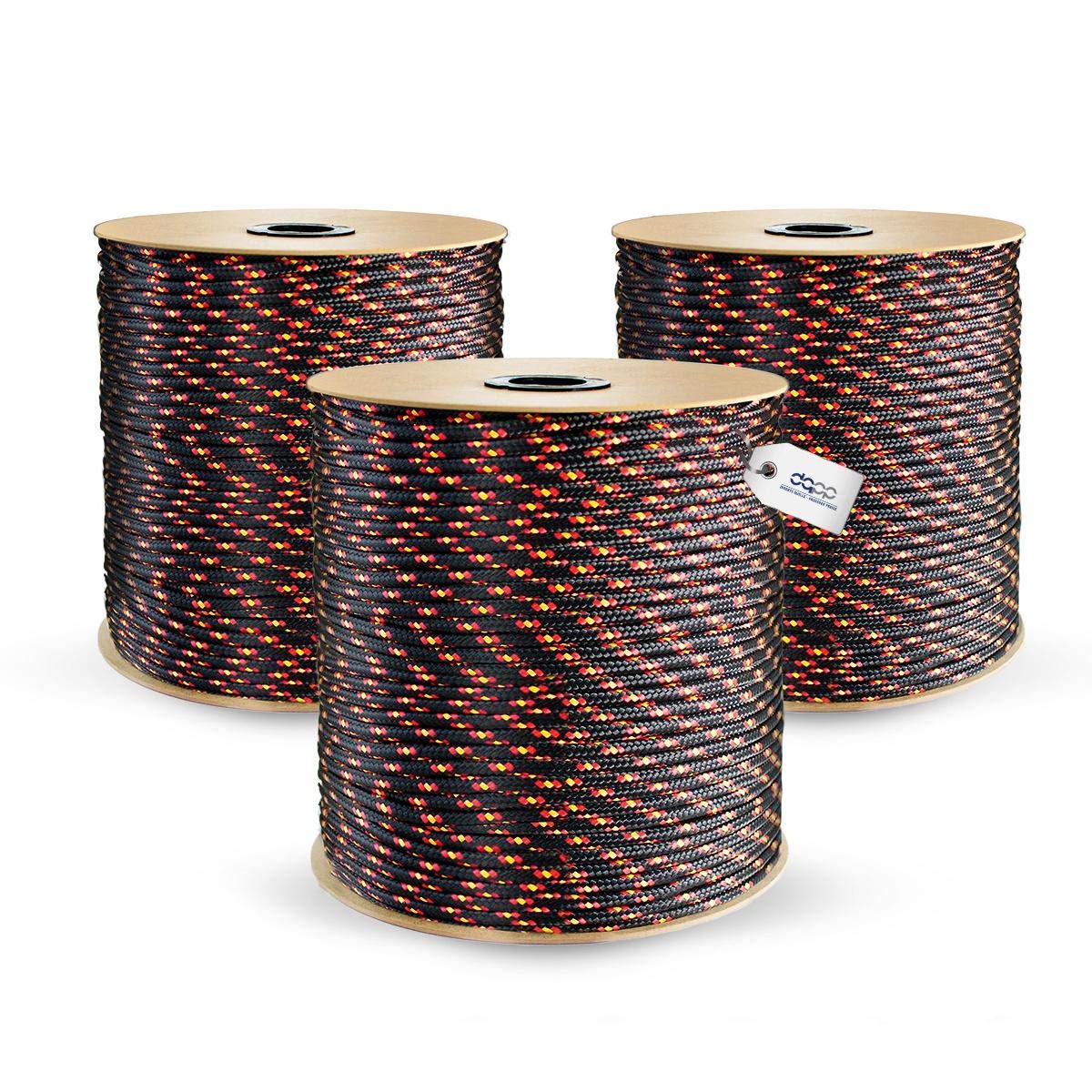 10m black polypropylene rope poly cord 5mm BigaMart