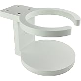 Poly Cup Holder for Adirondack Chair or Patio, Fits Standard- Large Cups (1 Pack, White)