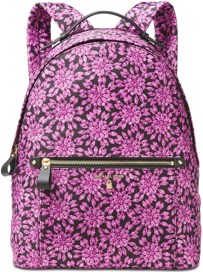 MICHAEL Michael Kors Kelsey Large Nylon Backpack (Jewel Pink) Clothing