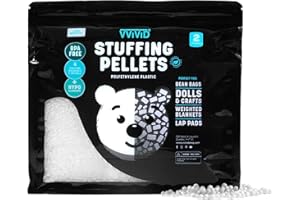 VViViD Eco-Friendly High Density Polyethylene Plastic Packing & Polyfill Pellets (2 lbs)