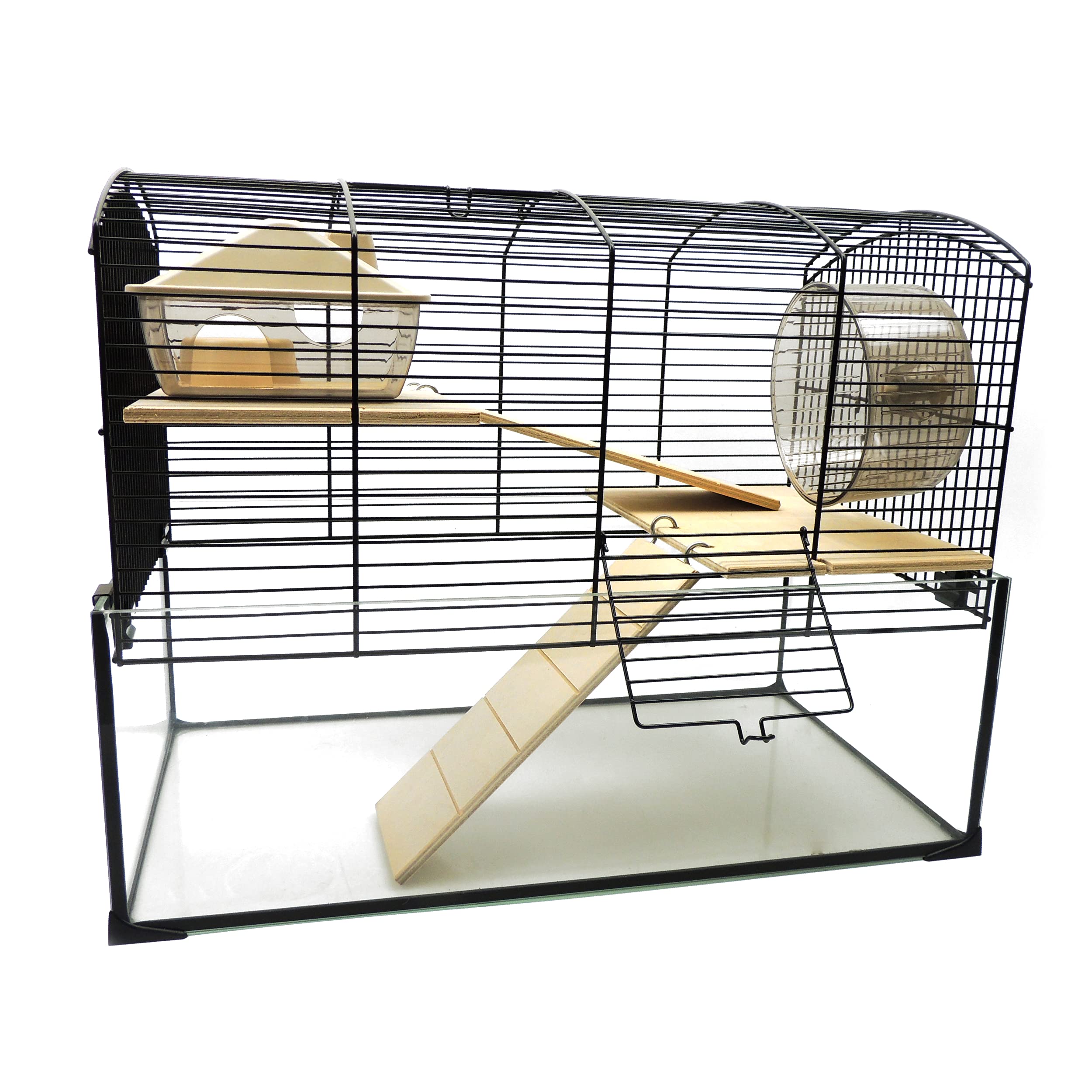 Little Friends Mayfair Gerbilarium Cage with Accessories, 51.5 x 28 x 40 cm