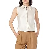 Vince Womens Sleevels Bias Shirt
