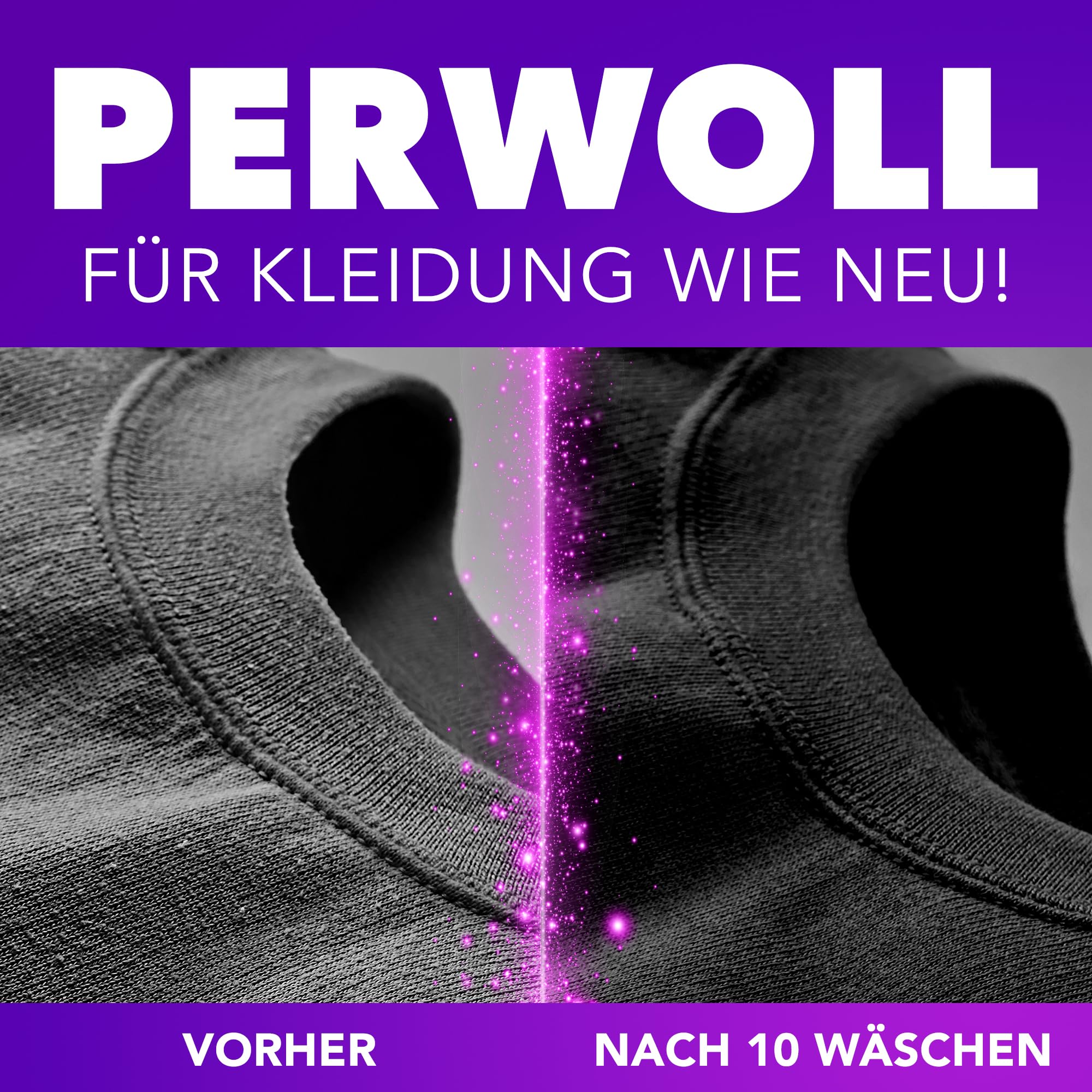 Perwoll Renew Black Waschmittel (80 Waschladungen), Feinwaschmittel reinigt sanft und erneuert dunkle Farben und Fasern, für alle dunklen Textilien, mit Dreifach-Renew-Technologie 5