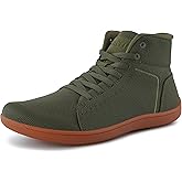 WHITIN Men's High Top Minimalist Barefoot Shoes | Wide Toe Box + Zero Drop Sole