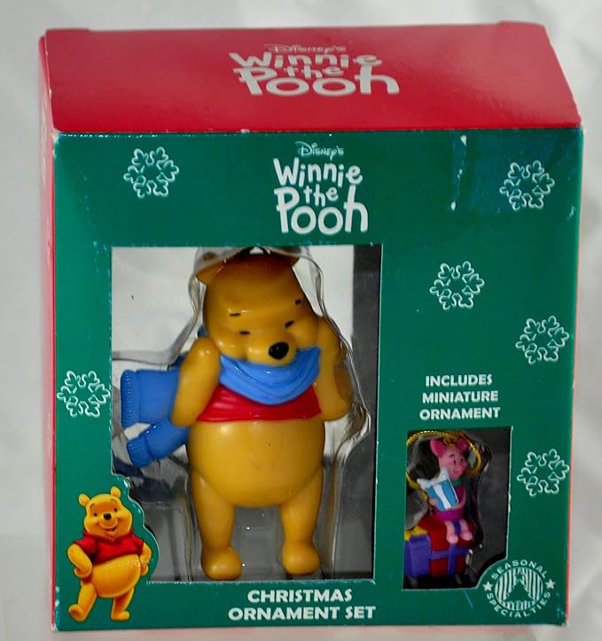 Disney Winnie the Pooh Christmas Ornament Set Amazon.co.uk Kitchen & Home