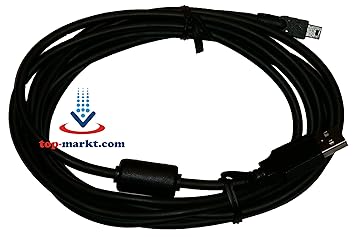 Logitech 993–000906 USB-Kabel – USB Kabel (Stecker/Stecker, gerade, glatt, schwarz)