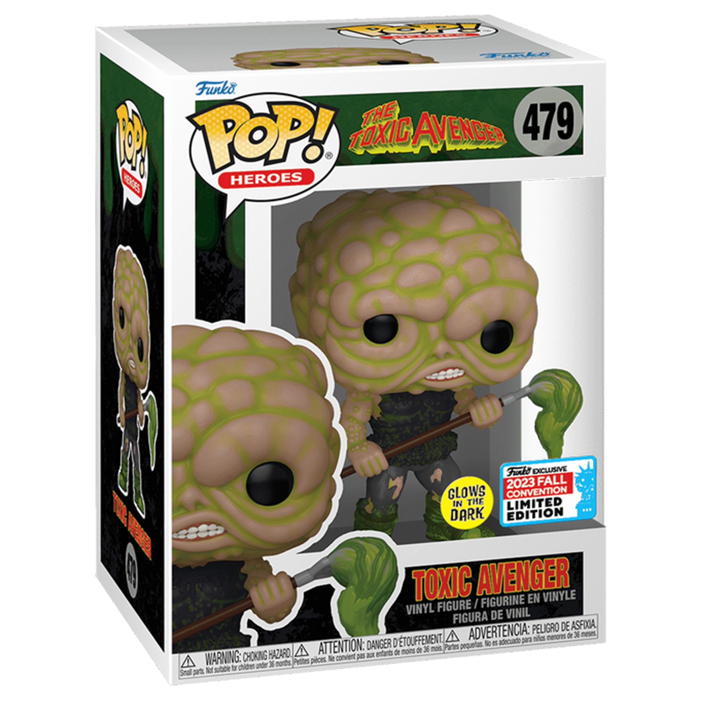 Funko Pop! Heroes: The Toxic Avenger *Glow in The Dark* (NYCC 2023 Shared Exclusive)