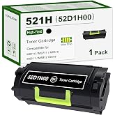 521H (52D1H00) High Yield Black Toner Cartridge 1-Pack Replacement for Lexmark MS710n MS710dn MS711dn MS810n MS810dn MS810de MS810dtn MS811n MS811dn MS811dtn MS812dn MS812de MS812dtn Printer