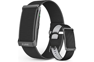 Smart Bracelet, Health Fitness & Activity Tracker with All-Day Continuous Heart Rate/Blood Pressure Monitor, Sleep Tracker, 1