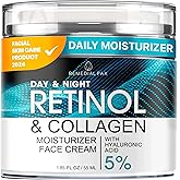REMEDIAL PAX Face Moisturizer Retinol Cream, Anti Aging Neck Firming Cream, Collagen Day & Night Face Cream with Hyaluronic A
