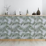 Hode Self Adhesive Wallpaper Green Leaf 90x1000cm Vinyl Wrap for Kitchen view 6