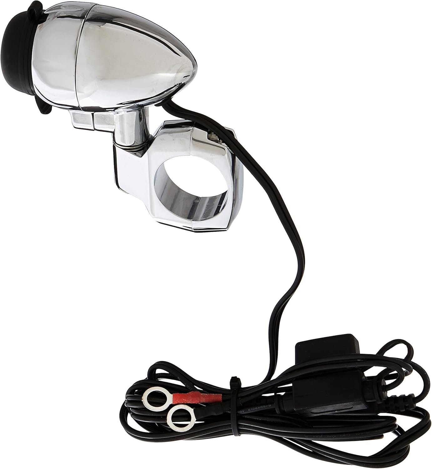Kuryakyn 1423 Motorcycle Handlebar Accessory: Electrical Power Point/Device Charger with Mounting Clamp, Universal Fit for 1" Diameter Handlebars, Chrome: Automotive