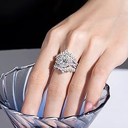 CannyCat Oval cut Moissanite Halo Engagement Ring