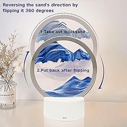 Moving Sand Art Liquid Motion, With Light