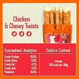 PACK'N PRIDE Chewy Twists Dog Treats 900g Chicken Wrapped Rawhide view 7