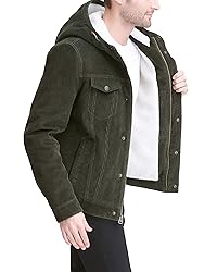 Levi's Men's Corduroy Sherpa Hooded Trucker