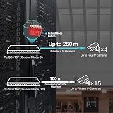 TP-Link TL-SG116P 16-Port Gigabit PoE+ Network Switch 120W Fanless view 4