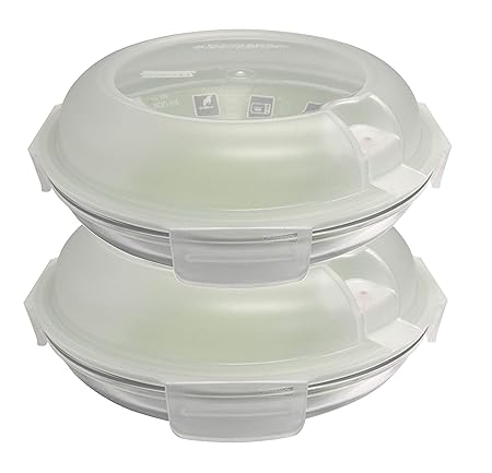 Glasslock (2 x mpcb-080 a, 2 x 800ml) redondo Aire Tipo ...