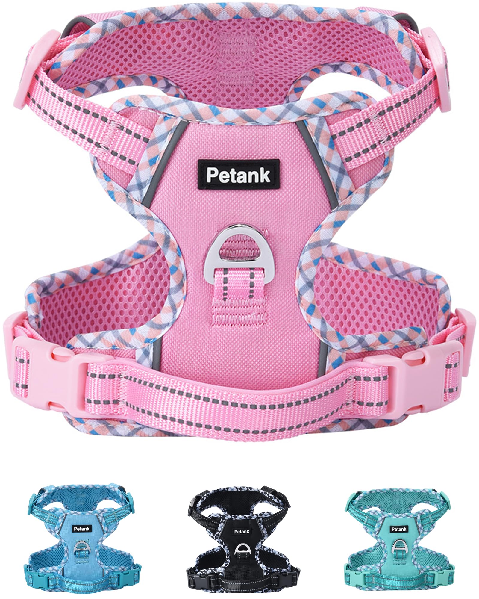 Photo 1 of Petank Dog Harness Small Sized Dog, Puppy Harness Small Size Dog for Dog Training Walking, No Pull Dog Harness for Small Dogs, XXS Dog Harness (Pink, XXS)