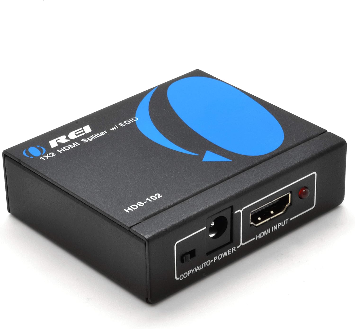 4K HDMI Splitter 1 in 2 Out by OREI - Ultra HD @ 30 Hz 1x2 Ver. 1.4 HDCP, Power HDMI Supports 3D Full HD 1080P for Xbox, PS4 PS3 Fire Stick Blu Ray Apple TV HDTV - Adapter Included: Home Audio & Theater