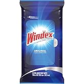 Windex Original Glass and Surface Wipes, 28 Count