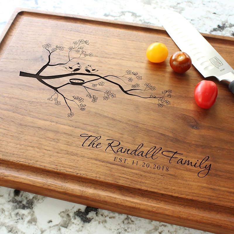 Family Tree of Life Personalized Cutting Board Engraved Custom