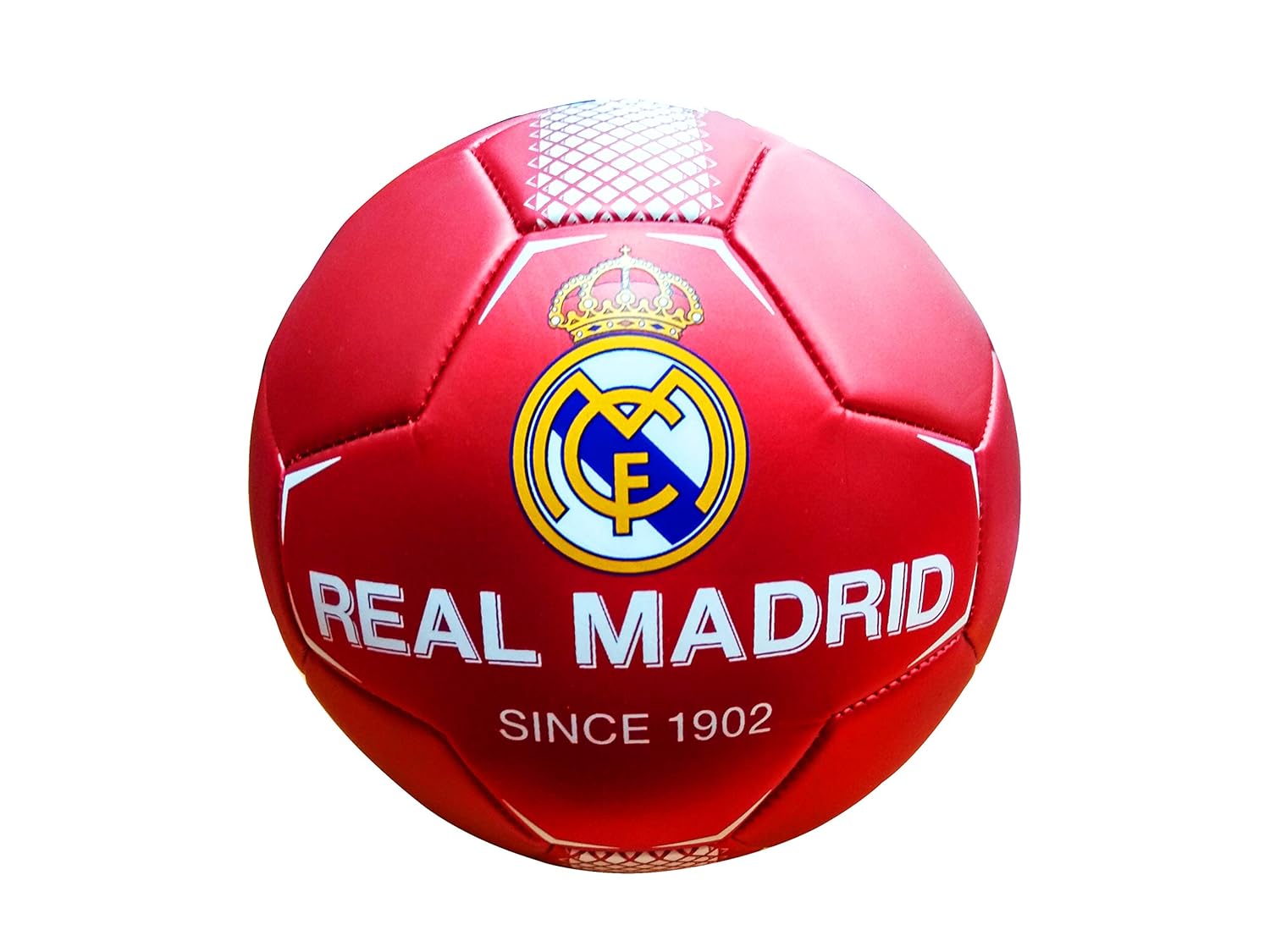 REALMADRID Real Madrid Balón de fútbol Unisex niños, Rojo Talla 0 ...