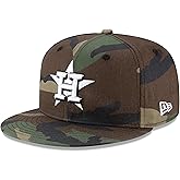 New Era Unisex-Adult MLB 9Fifty Camo Primary Logo Adjustable Snapback Hat Cap One Size Fits All